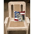thumbnail image 2 of Carolines Treasures BB9669PW1818 American Akita Patriotic Fabric Decorative Pillow  18H x18W multicolor, 2 of 2