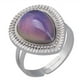 thumbnail image 2 of Anillo de humor ajustable de Cambio de color Perfecl con Diseño de Cruz hueca, 2 of 8