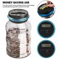 thumbnail image 3 of Ounissouiy Hucha de 1,8 l, contador de monedas, LCD Digital electrónico, contador de monedas, caja de ahorro de dinero, tarro, caja de Almacenamiento y organización del hogar No.7, 3 of 6