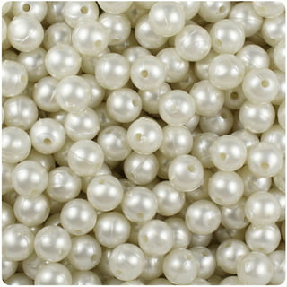 Pearls half cut different sizes Cream color - Nail Extravanganza