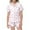 Z02-White, variant on Gaexia Cute Pjs for Teen Girls Preppy Kids Silk Pajamas Short Sleeve Shirts and Short Pants 2 Piece Pajama Set (Teens, White, 12-13 Years)