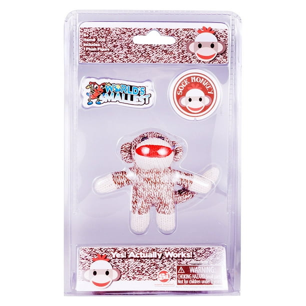 World S Smallest Sock Monkey Collectable Embodies The Iconic Sock
