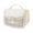 White, variant on Translucent Waterproof Cosmetic Bag, Cosmetic Bag Set Frosted Translucent PVC With Zipper Handle Portable Travel Bag, Hangable And Handy Cosmetic Bag