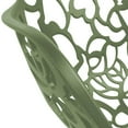 thumbnail image 6 of LeisureMod Stackable Dining Chair in Aluminum with Stackable and Floral Cutout Design Indoor Outdoor Use No Assembly for Modern Home, Kitchen, Patio Devon Collection Set of 4, 6 of 11