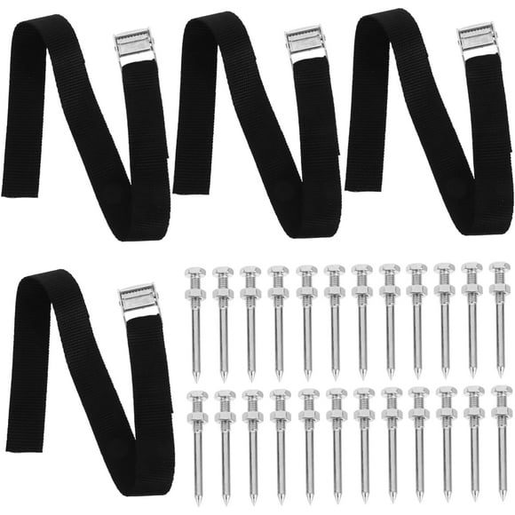 FYBTOF 1 Set Inflatable Lawn Scarifier Shoes Adjustable Lawn Aerator Shoes Strap Lawn Aerator Shoe Stake Garden Aerator Shoes Strap Nail Shoes Strap Patio Aerator Shoes Strap Aerator Tool-4897