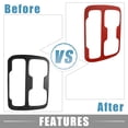 thumbnail image 5 of Unique Bargains Car Gear Shift Knob Panel Cover Sticker for Chevrolet Colorado 2015-2022 Black, 5 of 6