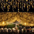 thumbnail image 1 of Icicle Lights Nielfoi, 10 m, 400 LED, 8 modos, blanco cálido, 1 of 9