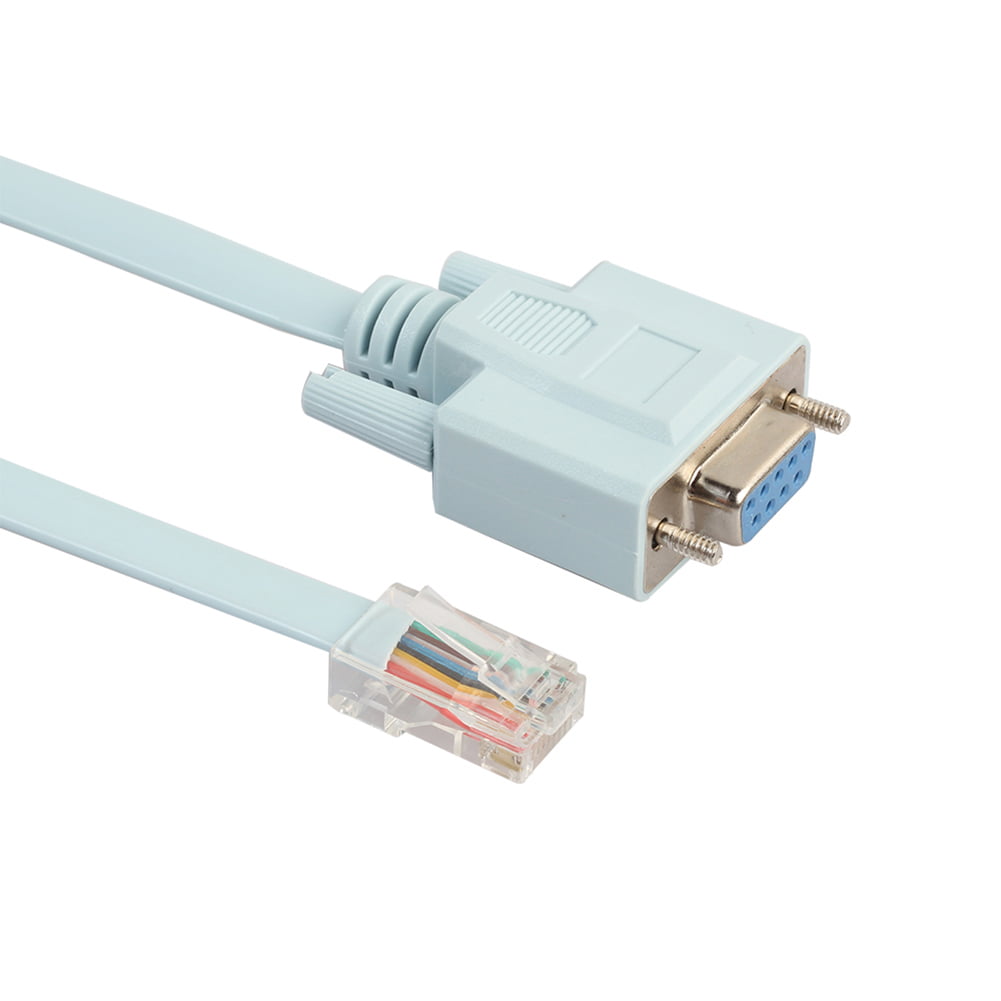 Console Cable RJ45 8P8C Male To DB9 Female Serial For Cisco Switch Router 1.5m 