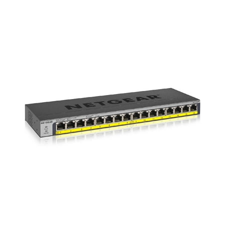 Netgear 16-Port PoE/PoE+ Gigabit Ethernet Unmanaged
