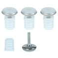 thumbnail image 1 of Juego de inserciones de tubo cuadrado ajustables de 19 x 19 mm para patas niveladoras de Unique Bargains 4 juegos, 1 of 7