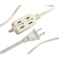 Axis 45502 3Outlet White Indoor Extension Cord, 6Ft