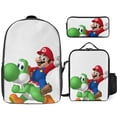 thumbnail image 1 of Pixel Plumber Adventure Game Backpack Knowledge Keeper Bookbag with Archive Lunch System, 1 of 5