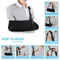 thumbnail image 4 of VGEBY Arm Sling - Medical Support Strap for Broken,Fractured Bones - Adjustable Shoulder,For Left,Right Arm,Men,Women,Subluxation,Dislocation,Sprain,Strain, 4 of 9