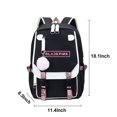 thumbnail image 4 of ASD Lighting USB and Audio Cable Interface Breakers Blackpink Print Backpack, Black, 4 of 6