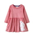 thumbnail image 6 of Godderr Toddler Girls Long Sleeve Dress,Kids Princess Dress,Baby Girl Cartoon Dress for 2-8y, 6 of 6