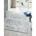 thumbnail image 4 of Country & Floral Cadence Collection Area Rug 4'x4' Octagon - Gray, 4 of 5