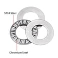 thumbnail image 2 of Uxcell TC10182TRA Needle Roller Thrust Bearings with Washers 5/8" Bore16000rpm Limiting Speed 2pcs, 2 of 3