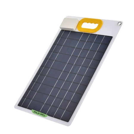 

Buodes Handle Monocrystalline Solar Panel Fast Charging 30W Dual USB Type-C DC Portable Power Generation Outdoor Travel 12V