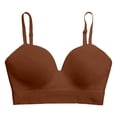 thumbnail image 4 of Bra for Everyday Comfort Seamless Supportive Fixed Cup Undergarment with Gentle Lift Non-Wire High-Coverage Soft Large Fit All-Season Wear, 4 of 4