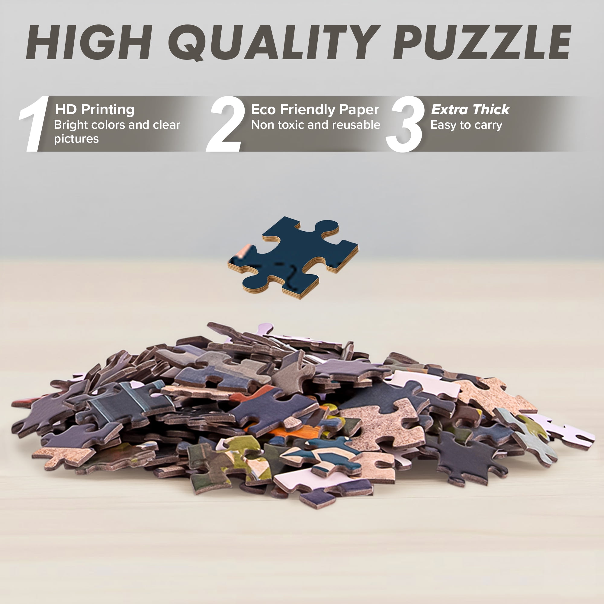 Abstract Floral Pink Sky Puzzle 500 Piece Cylinder Tube Gift