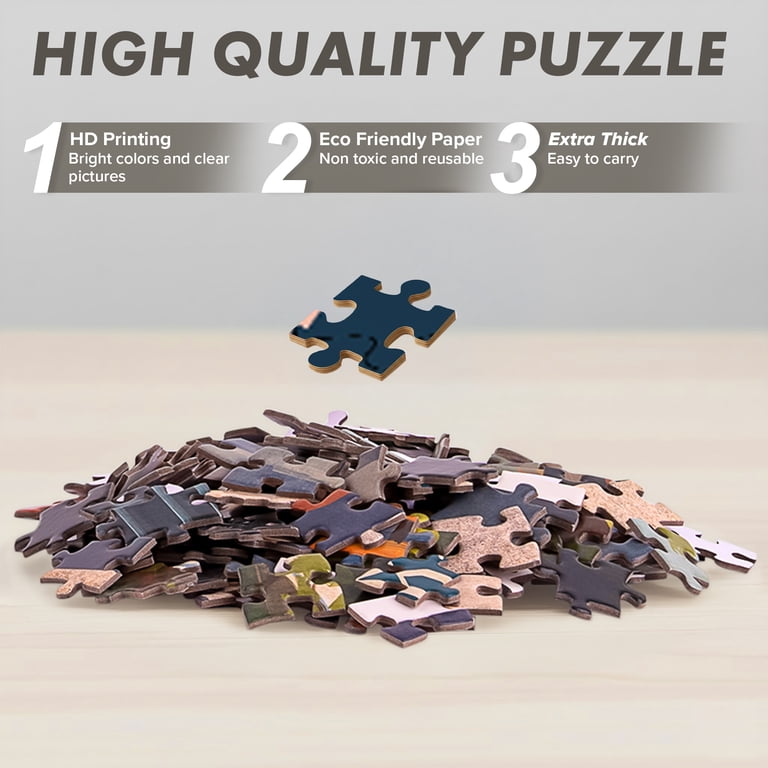 &TEAM BLAZE THE WAY インスタントフォト サイン入り YUMA Abstract Floral Pink Sky Puzzle 500 Piece Cylinder Tube Gift