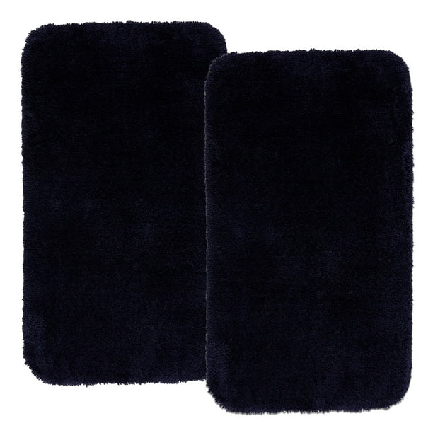 2pk. Mainstays Performance Nylon Bath Rug Set,19.5" x 34" & 19.5" x 34