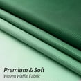thumbnail image 4 of Dark Green Ombre Shower Curtain, Modern Emerald Green Waffle Weave Fabric Shower Curtain for Bathroom Decor, Waterproof Cloth Hotel Bathroom Shower Curtain, 72 x 72, 4 of 6