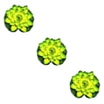 thumbnail image 1 of QualitChoice Artificial Lotus Replacement Simulation Outdoor Garden Park Pond Pool Photography Fake Water Flower Decor Green 3PCS, 1 of 6