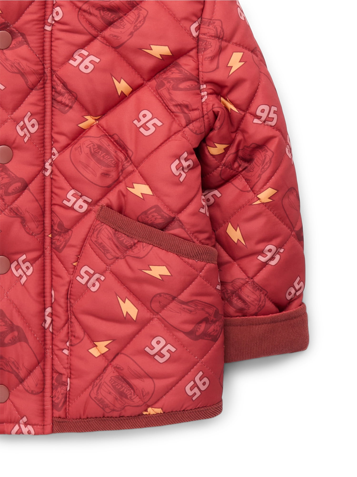 Character Toddler Boy Quilted Jacket with Faux- Shearling Lining, Sizes 2T-5T