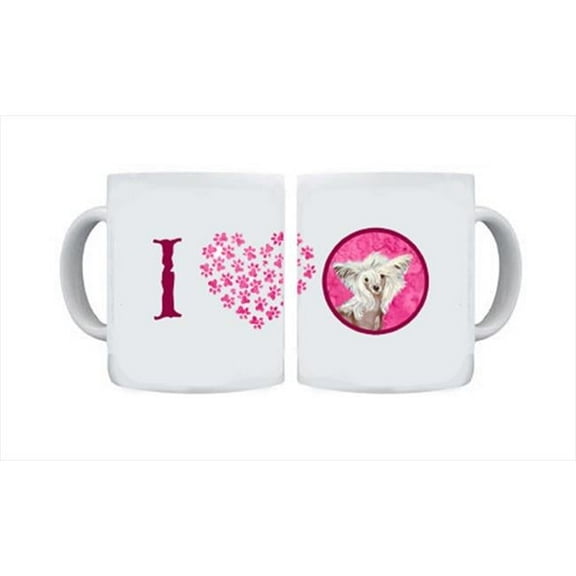 15 oz. Chinese Crested Dishwasher Safe Microwavable Ceramic Coffee Mug