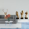 thumbnail image 2 of Escultura De Reno, Alce Y Ciervo, Estatua De Pensador De Resina, Adorno De Mesa, Figurita De Arte Abstracto, Decoración Para Sala De Estar, Oficina, Dormitorio, Estantería De Granja, 2 of 8