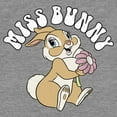 thumbnail image 2 of Women's Bambi Miss Bunny  Racerback Tank Top Gray Heather X Large, 2 of 4
