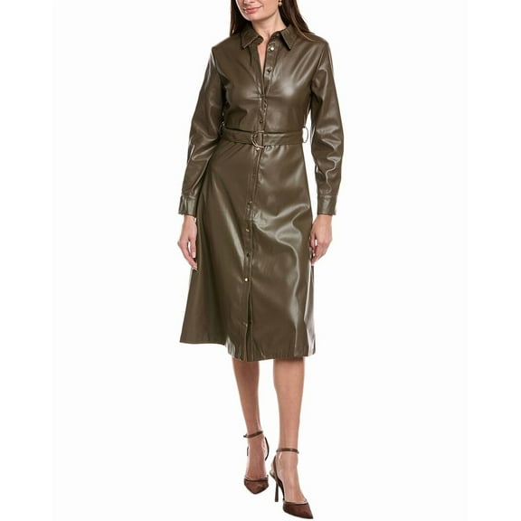 IPPONELLI womens  Shirtdress, l, Brown