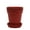 Burgundy, variant on Mintra Home Garden Pots 4pk - Flowers, Herbs, Plants, Indoor, Outdoor, Colorful, Wholesale, Bulk (Fuschia, 17cm Diameter (6.6in))