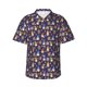 thumbnail image 1 of Balery Gnomes And Houses Camisas hawaianas de manga corta para hombre, camisas playeras de corte holgado, camisas de vacaciones con botones,Small, 1 of 7