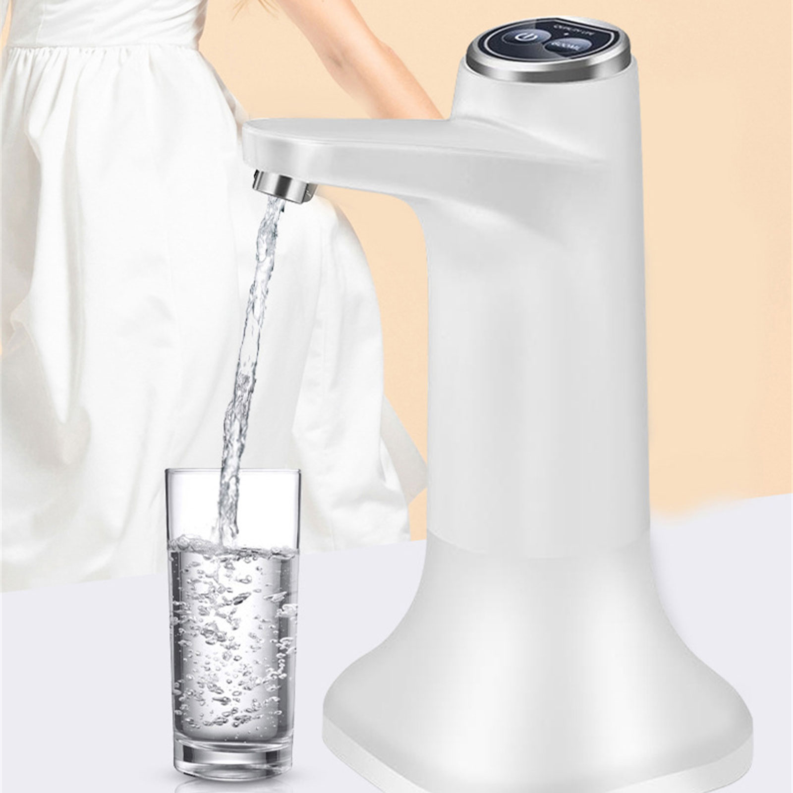 Intelligent Desktop Kitchen Outdoor Quantitative Electric Water Dispenser USB Rechargeable Button Control Wine Extractor