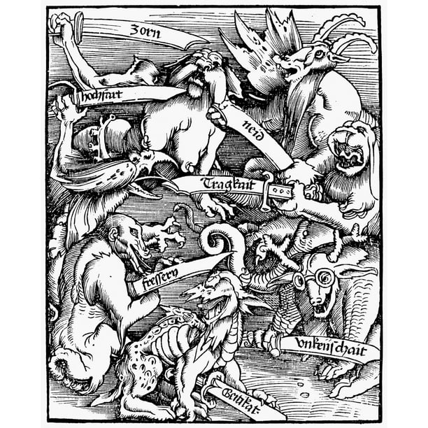 Seven Deadly Sins 1511 Nwoodcut By Hans Baldung Grien 1511 Poster Print By 24 X 36 Walmart Com Walmart Com Seven Deadly Sins 1511 Nwoodcut By Hans Baldung Grien 1511 Poster Print By 24 X 36 Walmart Com Walmart Com