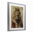 thumbnail image 2 of Stupell Industries Glam Regal Lion Sovereign Gray Framed Print Under Glass, 13 x 16, by Svetlana Aleynikova, 2 of 8