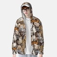 thumbnail image 2 of Balery Cut Cats Sudadera ligera de manga larga con capucha y protección solar UPF 50+ para hombre y mujer, ideal para pesca y running-XX-Large, 2 of 7