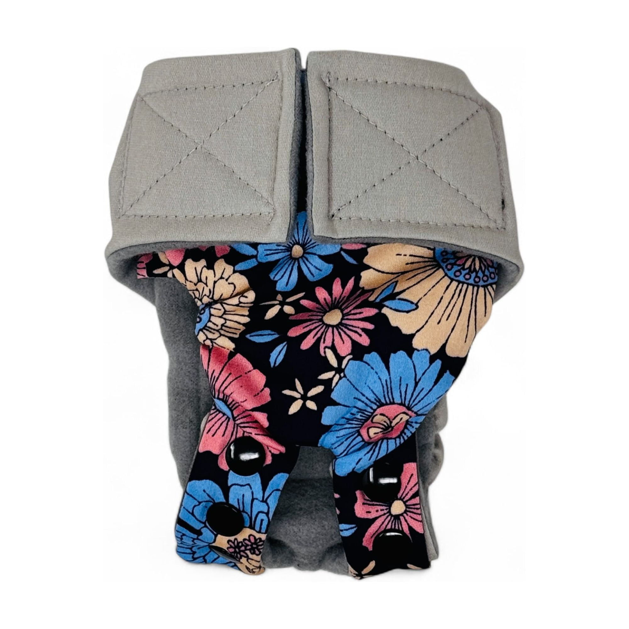 Barkertime Color Me Petal Cat Diaper Snappy