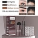 thumbnail image 2 of Molde para cejas con impresión Thrush, resistente al agua y al sudor, maquillaje para rellenar cejas, polvo para recortar cejas, polvo para la línea del cabello, gris oscuro | 376828839425, 2 of 4