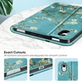 thumbnail image 4 of Fintie Multi-Angle Folio Case for iPad Mini 6 2021, Protective Stand Cover w/Pencil Holder & Pocket for 8.3" iPad mini 6th Generation, Blossom, 4 of 8