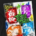 thumbnail image 2 of Tales of the Teenage Mutant Ninja Turtles Lino Posters Women's T Shirt, Black, Medium, 2 of 5