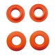 thumbnail image 1 of 4 anillos de goteo para remo de kayak, antideslizantes, de PVC, prácticos y de fácil instalación. Naranja, 1 of 9
