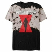Black Widow Movie Symbol Tie-Dye T-Shirt-Medium