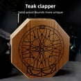 thumbnail image 3 of Percussion Instrument,Wooden Drum 2-tone Drum Color Percussion Color Percussion With Hand Drum Color Flat Hand Drum Percussion With Adjustable Cajon Wooden Drum Adjustable Portable Drum, 3 of 7