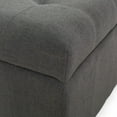thumbnail image 6 of Christopher Knight Home Hedda Tufted Fabric Storage Ottoman, 6 of 8