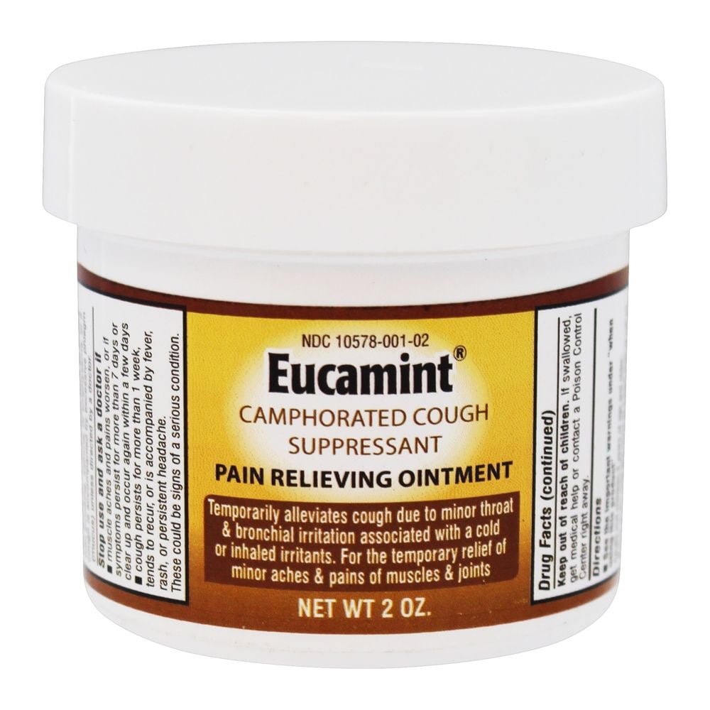 Botanic Choice Eucamint Camphorated Cough Suppressant Pain Relieving
