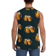 thumbnail image 4 of Haiem Men's Beer Print Tank Tops Summer Sleeveless Cut Off Workout T-Shirts Fitness Vest Athletic Undershirts-3X-Large, 4 of 8