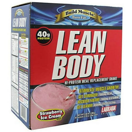 Labrada Nutrition Lean Body, Strawberry Ice Cream, 20